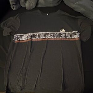 Quiksilver Black and White Patterned Tee